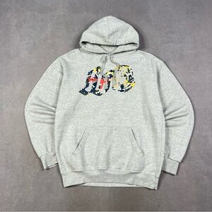 Billionaire Boys Club Gray Hoodie with Multicolor Logo